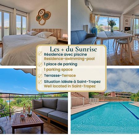 Sunrise -Swimming-Pool-Saint-Tropez Center-Parking Apartment Luaran gambar